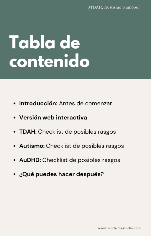 ¿TDAH, autismo o ambos?