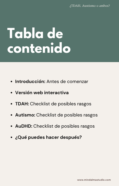 ¿TDAH, autismo o ambos?