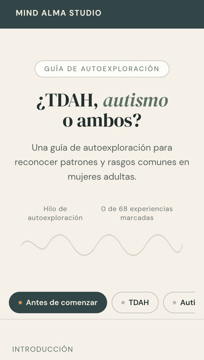Checklist Gratis: TDAH, Autismo y AuDHD | Guía para mujeres